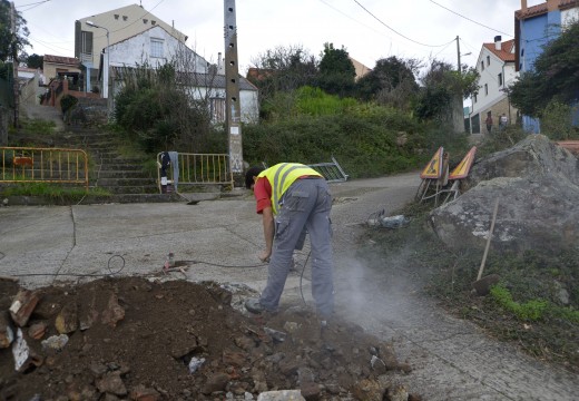 Arrancan as obras de pavimentación e renovación de servizos na rúa dos Remedios